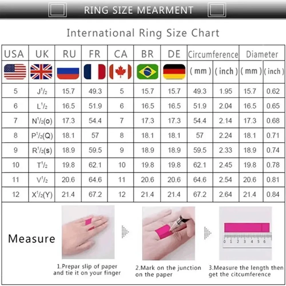 Gorgeous 2 Pc set Silver Color 4 Prong Zircon Luxury Ring